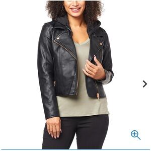 BlankNYC Meant To Be Faux Leather Moto Jacket - NWT SIZE XL